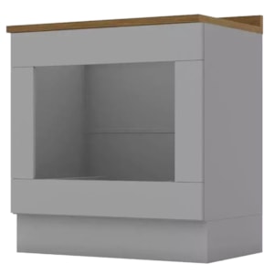 Balcao Forno Embutir Com Tampo 80cm Americana Cinza Nature Henn Balcao Forno Embutir Com Tampo 80cm Americana Cinza Nature Henn