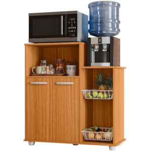 Balcão Fruteira Para Cozinha 2 Portas 91 cm Solle Freijo PLN Balcão Fruteira Para Cozinha 2 Portas 91 cm Solle Freijo PLN