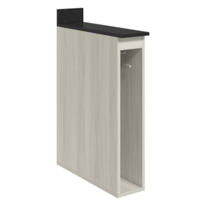 Balcao Guardanapeiro Com Tampo 15 cm MDF Kali 12215 Bianco Toq Nicioli