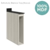 Balcao Guardanapeiro Com Tampo 15 cm MDF Kali 12215 Bianco Toq Nicioli