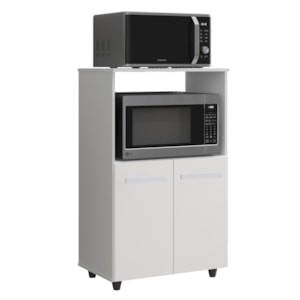 Balcao Multiuso 2 Fornos 60 cm Tais Branco Mobbs