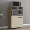 Balcao Multiuso 2 Fornos 60 cm Tais Savana Off White Mobbs