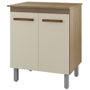 Balcao Multiuso 2 Portas 75 cm Serena Savana Off White Mobbs Balcao Multiuso 2 Portas 75 cm Serena Savana Off White Mobbs