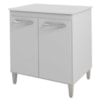 Balcao Multiuso 75 cm 2 Portas 9240 Branco Mobbs