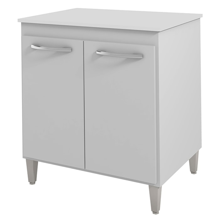 Balcao Multiuso 75 cm 2 Portas 9240 Branco Mobbs