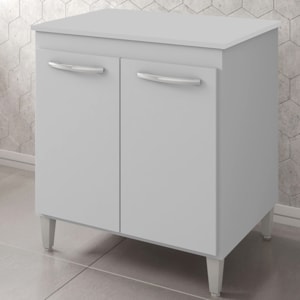 Balcao Multiuso 75 cm 2 Portas 9240 Branco Mobbs