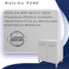 Balcao Multiuso 75 cm 2 Portas 9240 Branco Mobbs