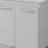 Balcao Multiuso 75 cm 2 Portas 9240 Branco Mobbs