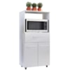 Balcao Multiuso Forno 2P 1G 60 cm Luna Branco Mobbs