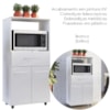 Balcao Multiuso Forno 2P 1G 60 cm Luna Branco Mobbs