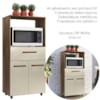 Balcao Multiuso Forno 2P 1G 60 cm Luna Savana Off White Mobbs