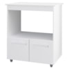 Balcao Multiuso Forno 2P 75 cm Angela Branco Mobbs