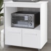 Balcao Multiuso Forno 2P 75 cm Angela Branco Mobbs