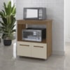 Balcao Multiuso Forno 2P 75 cm Angela Savana Off White Mobbs