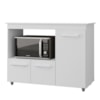 Balcao Multiuso Forno 3P 114 cm Liza Branco Mobbs
