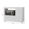 Balcao Multiuso Forno 3P 114 cm Liza Branco Mobbs