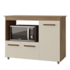 Balcao Multiuso Forno 3P 114 cm Liza Savana Off White Mobbs