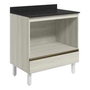 Balcao Nicho Forno 80cm MDF Kali 16406 Bianco Toq Bianco Toq Nicioli Balcao Nicho Forno 80cm MDF Kali 16406 Bianco Toq Bianco Toq Nicioli