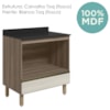Balcao Nicho Forno 80cm MDF Kali 16406 Carvalho Toq Bianco Toq Nicioli