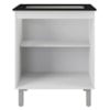 Balcao Para Cooktop 4 Bocas 2P 75 cm Jade Branco Mobbs