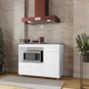 Balcao Para Cooktop 4 Bocas 3P 114 cm Ana Branco Mobbs
