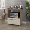 Balcao Para Cooktop 5 Bocas 2P 75 cm Elisa Savana Off White Mobbs
