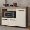 Balcao Para Cooktop 5 Bocas 3P 114 cm Ana Savana Off White Mobbs