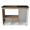Balcao Para Cooktop 5 Bocas 3P 114 cm Ana Savana Off White Mobbs