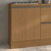 Balcao Para Cooktop Com Tampo 60 cm 1 Porta Maxxi G742 Canela Kappesberg