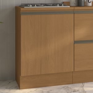 Balcao Para Cooktop Com Tampo 60 cm 1 Porta Maxxi G742 Canela Kappesberg