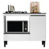Balcao Para Forno E Cooktop 1 Porta 1 Gaveta 103 cm Dinamarca Branco RUDK