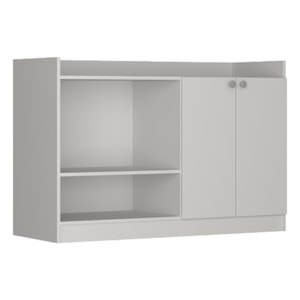 Balcao Para Forno e Microondas 2 Portas 120 cm B06 Branco NOVAM