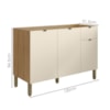 Balcao Para Pia 120 cm MDF Vert Plus Freijo Soft KTP