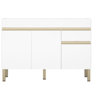 Balcao Para Pia 3 Portas 1 Gaveta 120 cm Line Supremo KTP