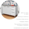 Balcao Para Pia 3P 2G 120 cm Mad Versalhes Branco Supremo KTP