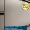 Balcao Para Pia 4G 1P 120 cm MDF Proenca Nogueira Nude Prime Demartez