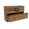 Balcao Pia Sem Tampo 1P 4G 120 cm Maxxi G746 Canela Kappesberg