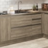 Balcao Pia Sem Tampo 1P 4G 120 cm Maxxi G746 Nogal Kappesberg
