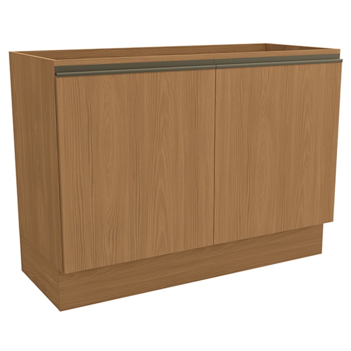 Balcao Pia Sem Tampo 2P 120 cm MDP Maxxi G745 Canela Kappesberg