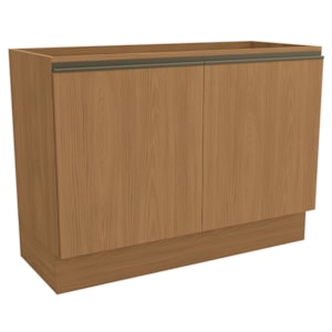 Balcao Pia Sem Tampo 2P 120 cm MDP Maxxi G745 Canela Kappesberg Balcao Pia Sem Tampo 2P 120 cm MDP Maxxi G745 Canela Kappesberg