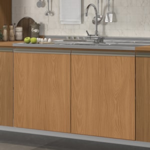 Balcao Pia Sem Tampo 2P 120 cm MDP Maxxi G745 Canela Kappesberg