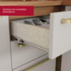 Balcao Pia Sem Tampo 3 Portas 120 cm Requinte C640 Nature Areia Henn