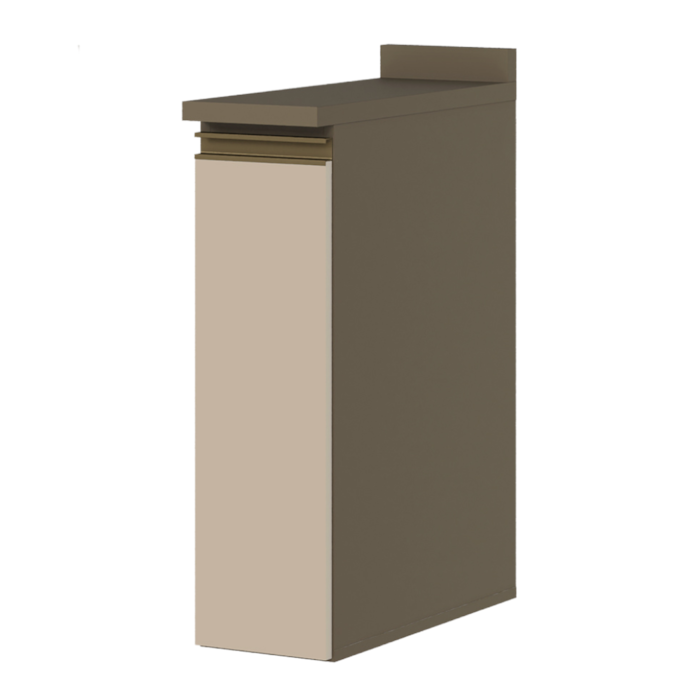 Balcao Porta Condimentos Com Tampo 1 Porta 20 cm Connect Duna Cristal Henn