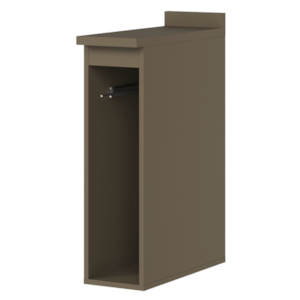 Balcao Porta Toalha Com Tampo 20 cm Connect Duna Henn