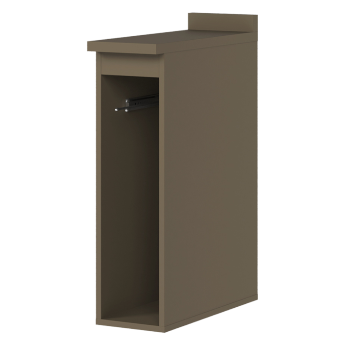 Balcao Porta Toalha Com Tampo 20 cm Connect Duna Henn