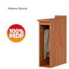 Balcao Porta Toalha Com Tampo 20 cm Requinte Nature Henn