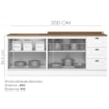 Balcao Tampo 120cm Balcao Cooktop 80cm Americana Branco Nature Henn