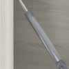 Balcao Tampo 2G Vidro 80cm MDF Kali 16415 Bianco Toq Bianco Toq Nicioli
