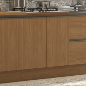 Balcao Tampo Cooktop 2 Portas 80 cm Maxxi G744 Canela Kappesberg