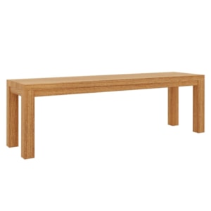Banco Madeira Macica Taeda 150 cm 1556N Rustico Claro Festra